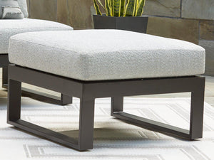 Beachloft Outdoor Ottoman with Cushion - 46 Furniture and Mattress Gallery