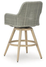 Load image into Gallery viewer, Seton Creek Outdoor Bar Height Barstool with Cushion (Set of 2) - 46 Furniture and Mattress Gallery
