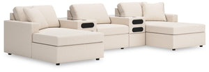 Modmax Double Chaise with Audio Consoles - 46 Furniture and Mattress Gallery
