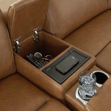 Load image into Gallery viewer, Magic Man Power Reclining Sectional with Console - 46 Furniture and Mattress Gallery
