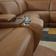 Load image into Gallery viewer, Magic Man Power Reclining Sectional with Console - 46 Furniture and Mattress Gallery
