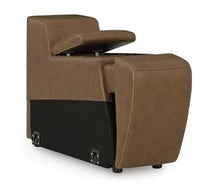 Load image into Gallery viewer, Magic Man Power Reclining Sectional Loveseat with Console - 46 Furniture and Mattress Gallery
