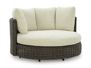 Kimora Outdoor Swivel Lounge Chair with Cushion - 46 Furniture and Mattress Gallery