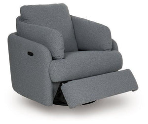 Alainmont Next-Gen Nuvella Swivel Power Recliner - 46 Furniture and Mattress Gallery