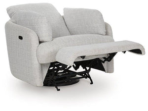 Alainmont Next-Gen Nuvella Swivel Power Recliner - 46 Furniture and Mattress Gallery