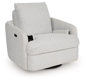 Alainmont Next-Gen Nuvella Swivel Power Recliner - 46 Furniture and Mattress Gallery