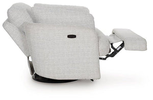 Alainmont Next-Gen Nuvella Swivel Power Recliner - 46 Furniture and Mattress Gallery