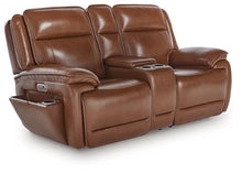 Load image into Gallery viewer, Healy Pier Power Reclining Loveseat with Console - 46 Furniture and Mattress Gallery
