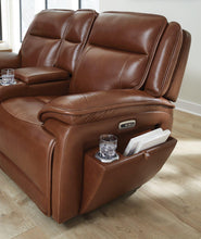 Load image into Gallery viewer, Healy Pier Power Reclining Loveseat with Console - 46 Furniture and Mattress Gallery
