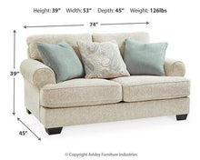 Load image into Gallery viewer, Monaghan Loveseat - 46 Furniture and Mattress Gallery
