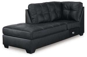 Barlin Mills Sectional with Chaise - 46 Furniture and Mattress Gallery