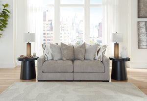 Aslan Court Loveseat Sectional - 46 Furniture and Mattress Gallery