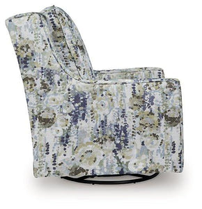 Dustinford Swivel Glider Accent Chair - 46 Furniture and Mattress Gallery