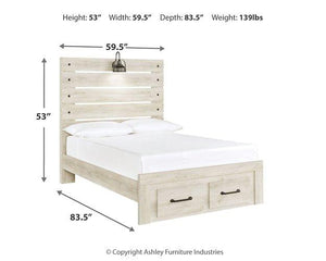 Cambeck Bed with 2 Storage Drawers - 46 Furniture and Mattress Gallery