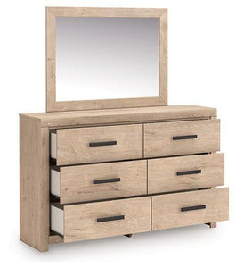 Sanginlane Dresser and Mirror - 46 Furniture and Mattress Gallery