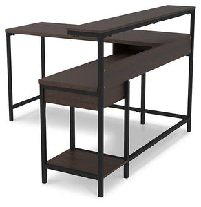 Camiburg Home Office L-Desk with Storage - 46 Furniture and Mattress Gallery