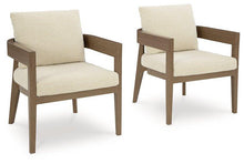 Load image into Gallery viewer, Serene Bay Outdoor Dining Arm Chair with Cushion (Set of 2) - 46 Furniture and Mattress Gallery
