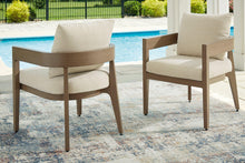 Load image into Gallery viewer, Serene Bay Outdoor Dining Arm Chair with Cushion (Set of 2) - 46 Furniture and Mattress Gallery
