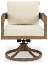 Load image into Gallery viewer, Serene Bay Outdoor Swivel Dining Chair with Cushion (Set of 2) - 46 Furniture and Mattress Gallery
