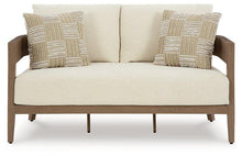 Load image into Gallery viewer, Serene Bay Outdoor Loveseat with Cushion - 46 Furniture and Mattress Gallery
