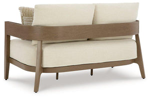Serene Bay Outdoor Loveseat with Cushion - 46 Furniture and Mattress Gallery