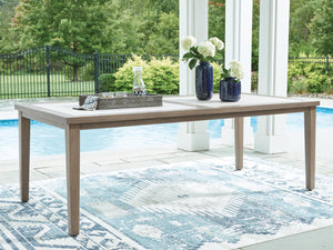 Rainier Ranch Outdoor Dining Package - 46 Furniture and Mattress Gallery