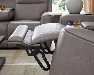 5Z-Comfort Power Reclining Loveseat with Console - 46 Furniture and Mattress Gallery