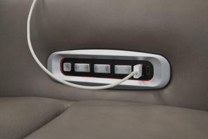 5Z-Comfort Power Reclining Loveseat with Console - 46 Furniture and Mattress Gallery
