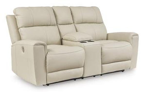 Dahlmoore Power Reclining Loveseat with Console - 46 Furniture and Mattress Gallery