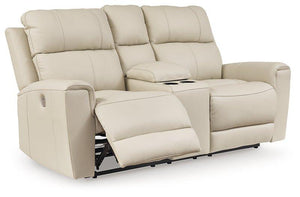 Dahlmoore Power Reclining Loveseat with Console - 46 Furniture and Mattress Gallery