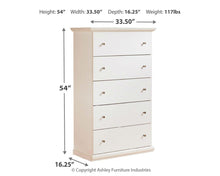 Load image into Gallery viewer, Bostwick Shoals Youth Chest of Drawers
