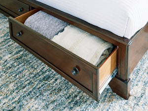 Trellington Sleigh Storage Bed - 46 Furniture and Mattress Gallery