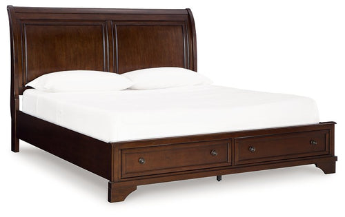 Trellington Sleigh Storage Bed - 46 Furniture and Mattress Gallery