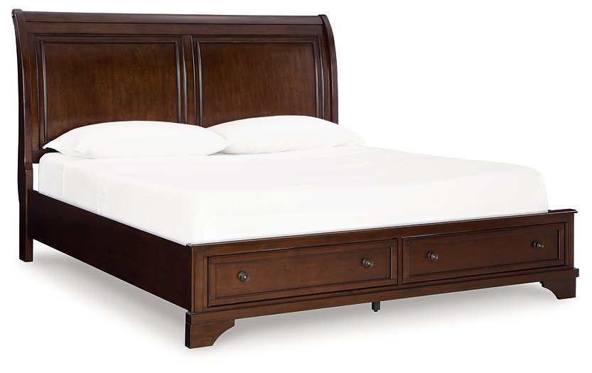 Trellington Sleigh Storage Bed - 46 Furniture and Mattress Gallery