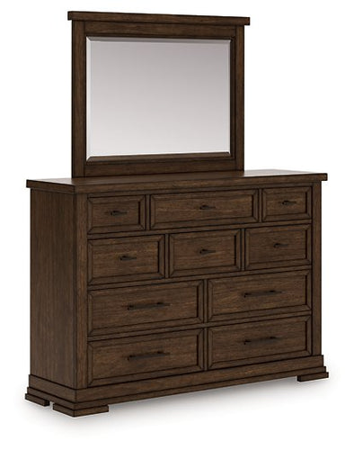 Taffenbrook Dresser and Mirror - 46 Furniture and Mattress Gallery