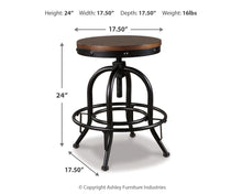 Load image into Gallery viewer, Valebeck Counter Height Bar Stool
