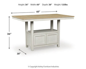 Purlaney Counter Height Dining Table - 46 Furniture and Mattress Gallery