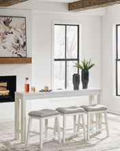 Load image into Gallery viewer, Robbinsdale Counter Height Dining Table and 3 Barstools Set
