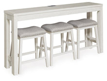 Load image into Gallery viewer, Robbinsdale Counter Height Dining Table and 3 Barstools Set
