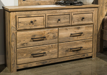 Rusticott Dresser and Mirror - 46 Furniture and Mattress Gallery