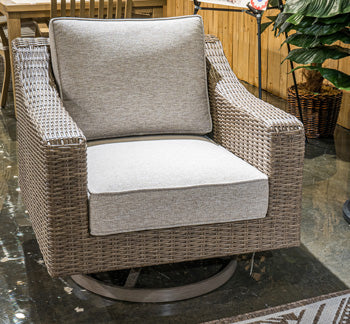 Laguna Heights Swivel Lounge with Cushion - 46 Furniture and Mattress Gallery
