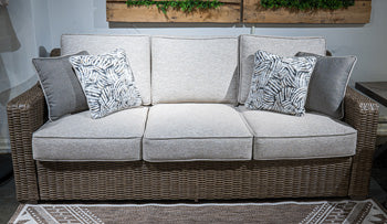 Laguna Heights Outdoor Sofa with Cushion - 46 Furniture and Mattress Gallery
