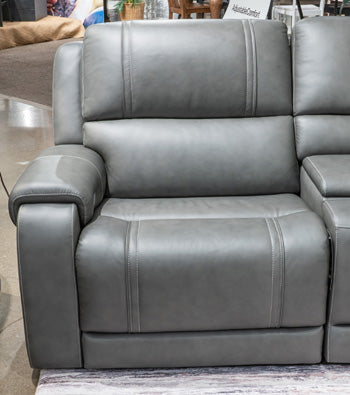 5Z - Pittson Power Reclining Sectional Loveseat - 46 Furniture and Mattress Gallery