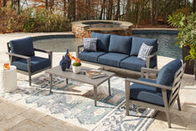 Load image into Gallery viewer, Gali Outdoor Sofa/Chairs/Table Set (Set of 4)
