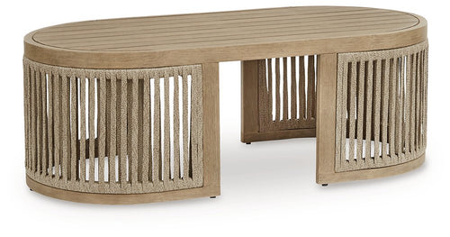 Serena Shores Outdoor Coffee Table - 46 Furniture and Mattress Gallery