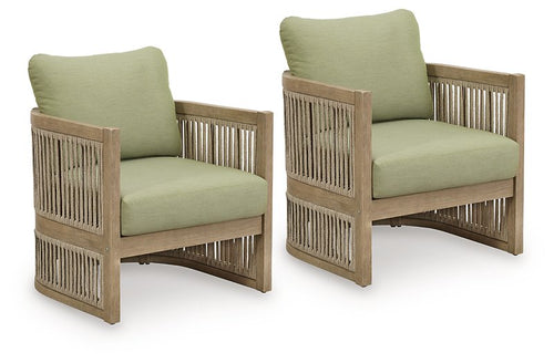 Serena Shores Outdoor Lounge Chair (Set of 2) - 46 Furniture and Mattress Gallery