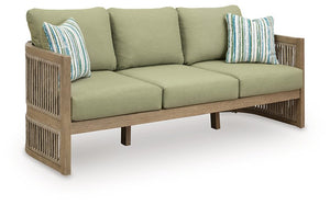 Serena Shores Outdoor Sofa with Cushion - 46 Furniture and Mattress Gallery