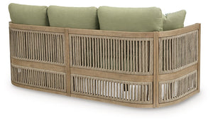 Serena Shores Outdoor Sofa with Cushion - 46 Furniture and Mattress Gallery