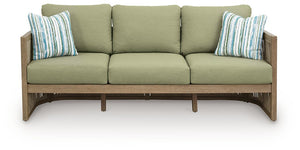 Serena Shores Outdoor Sofa with Cushion - 46 Furniture and Mattress Gallery