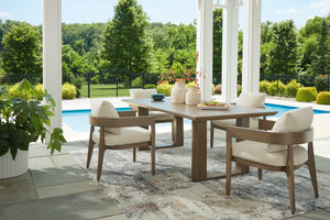 Serene Bay Outdoor Dining Set - 46 Furniture and Mattress Gallery
